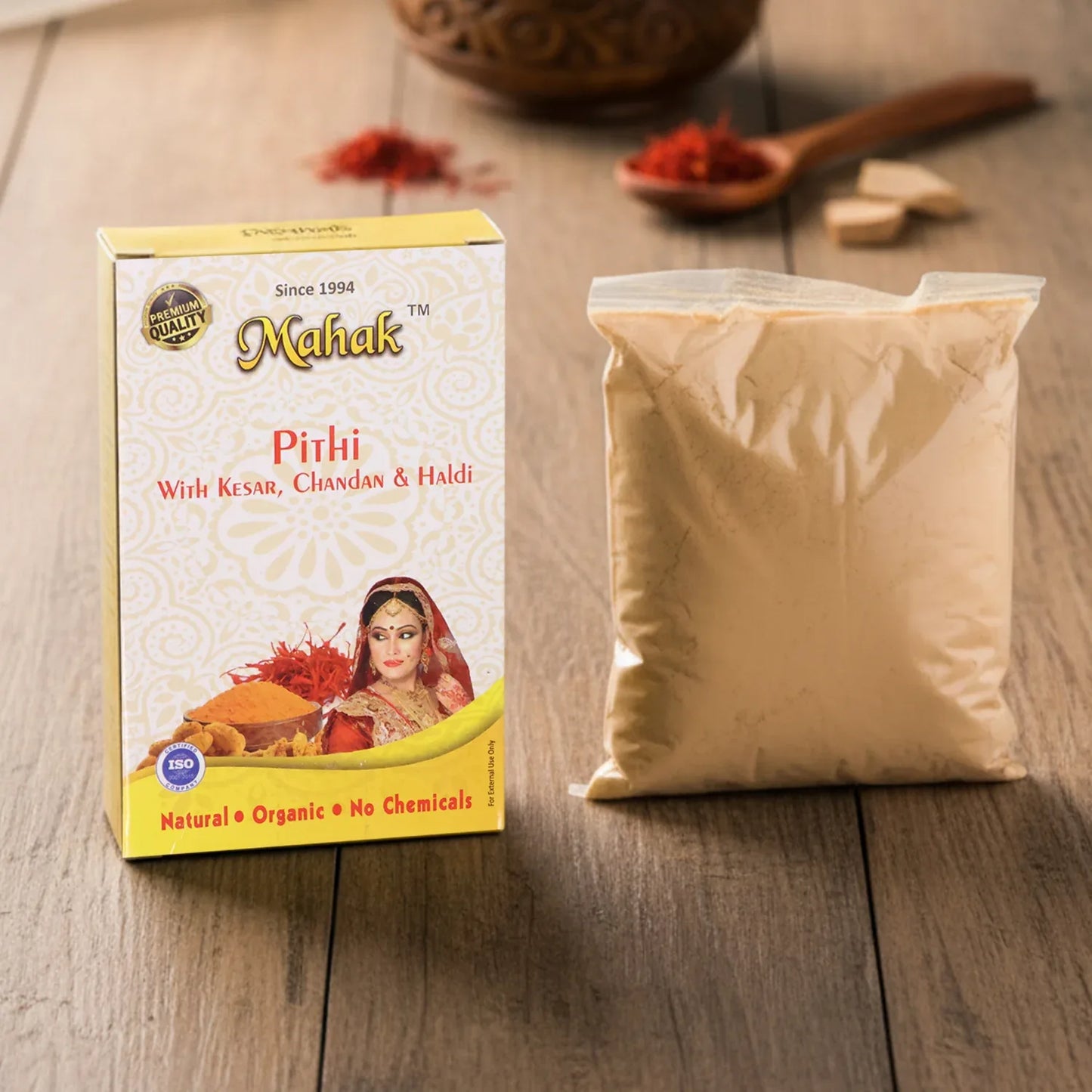 Traditional Face And Body Mahak Pithi 100 Gm - Zidbik