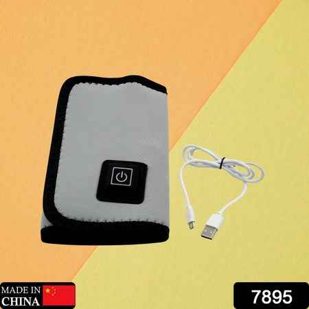7895 Hand Heating Strap Pain Relief Strap  Far Infrared Heat Strap Belt  Portable  With Cable ( 1 Pc ) - Zidbik