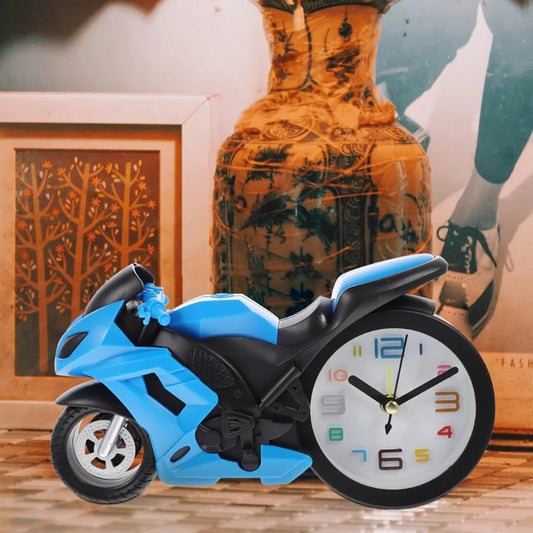 17639 Fashioned Alarm Clock Novelty Retro Motorcycle Motorbike Engine Style Clocks Alarm Clock Desktop Decoration Kids Gift - Zidbik