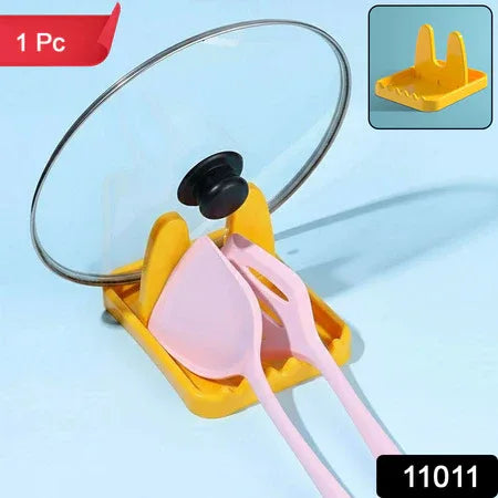 Multipurpose Kitchen Lid Spoon Holder Stand (1 Pc) - Zidbik