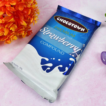 Chocotown Premium Strawberry Compound (500gm) - Zidbik
