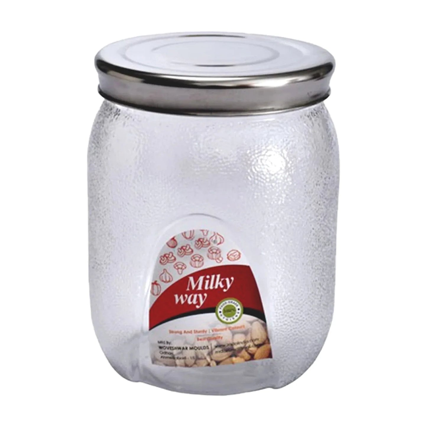 3677 Mason Jar With Airtight Lids (2000 Ml) - Zidbik