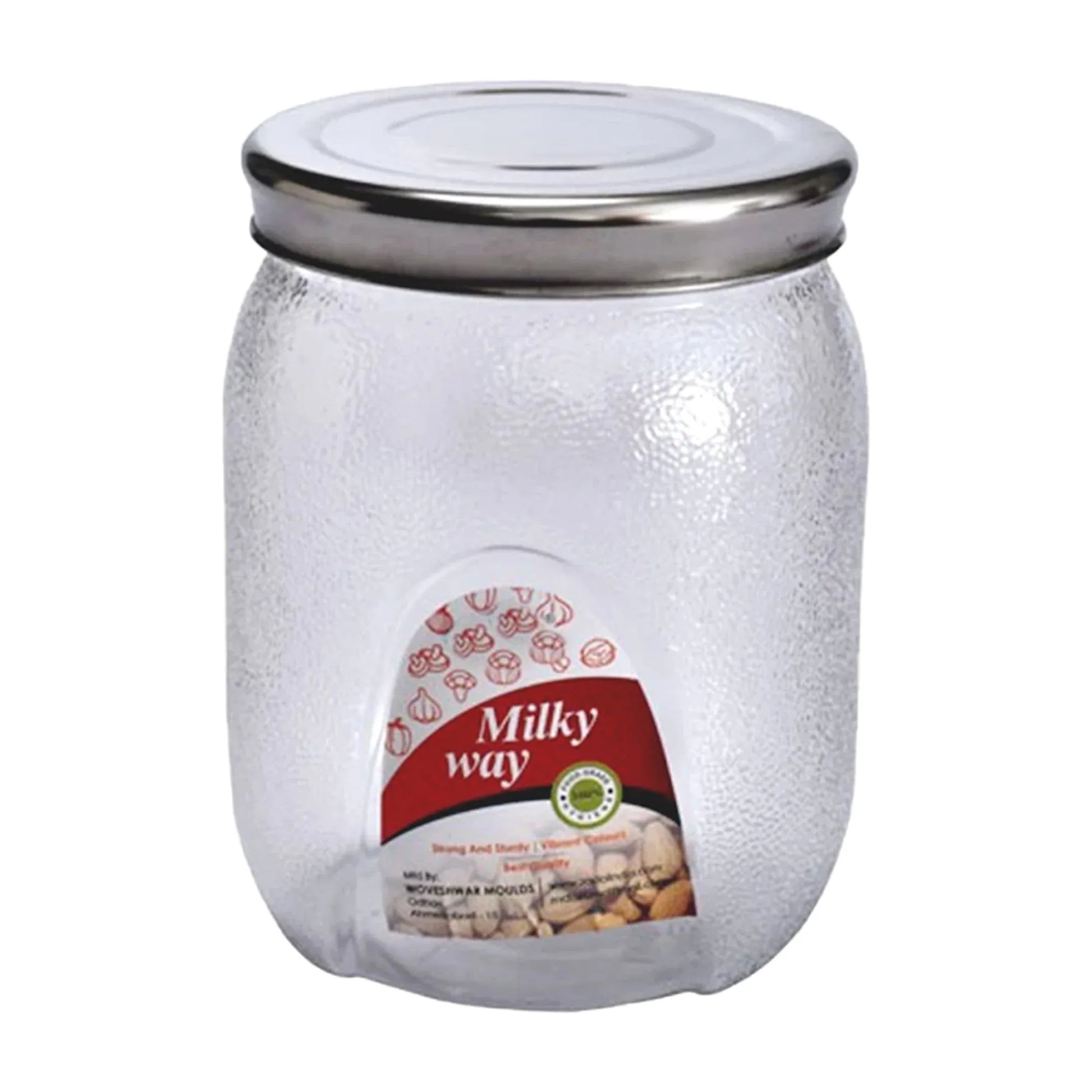 3677 Mason Jar With Airtight Lids (2000 Ml) - Zidbik