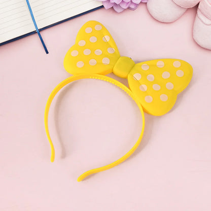 Led Glowing Bow Hairband (1 Pc) - Zidbik