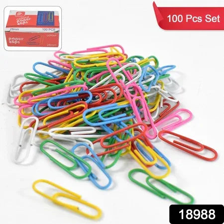 Metal U Shape Paper Pin Clip 28 Mm (100 Pcs Set) - Zidbik