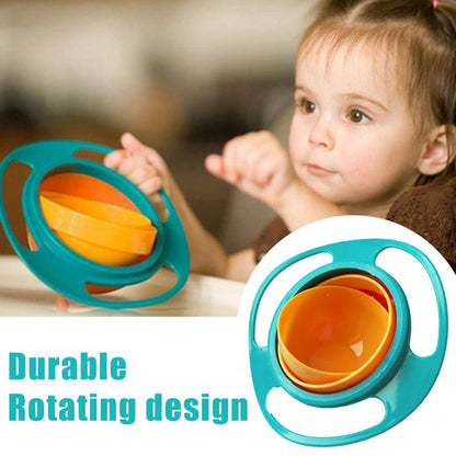 0617b Rotating Baby Bowl Used For Serving Food To Kids And Toddlers Etc. - Zidbik