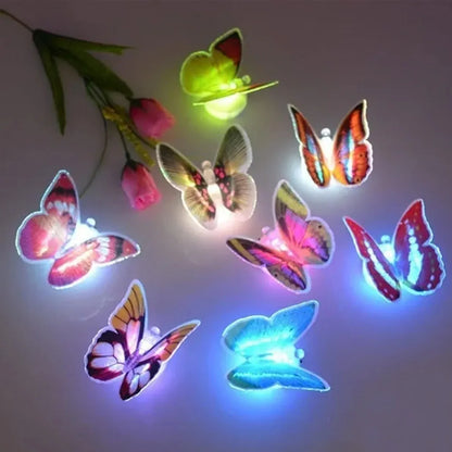 6497 Butterfly 3d Night Lamp Comes With 3d Illusion Design Suitable For Drawing Room Lobby. (Pack Of 50) - Zidbik