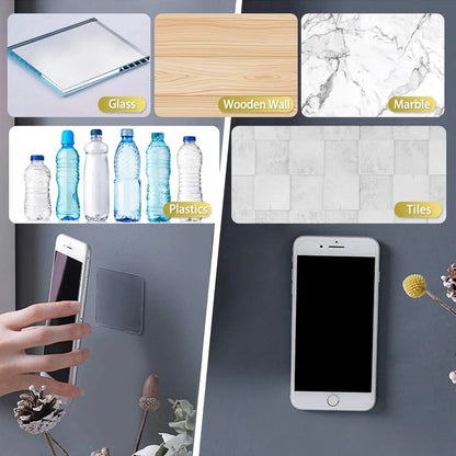 1765 New Double Side Tape Sticker Strong Waterproof Wall Indoor Nano Adhesive No Trace Gel Clear Industrial Multipurpose Removable Use For Bedroom Home Kitchen Hotel (0.8mmx1pc) - Zidbik