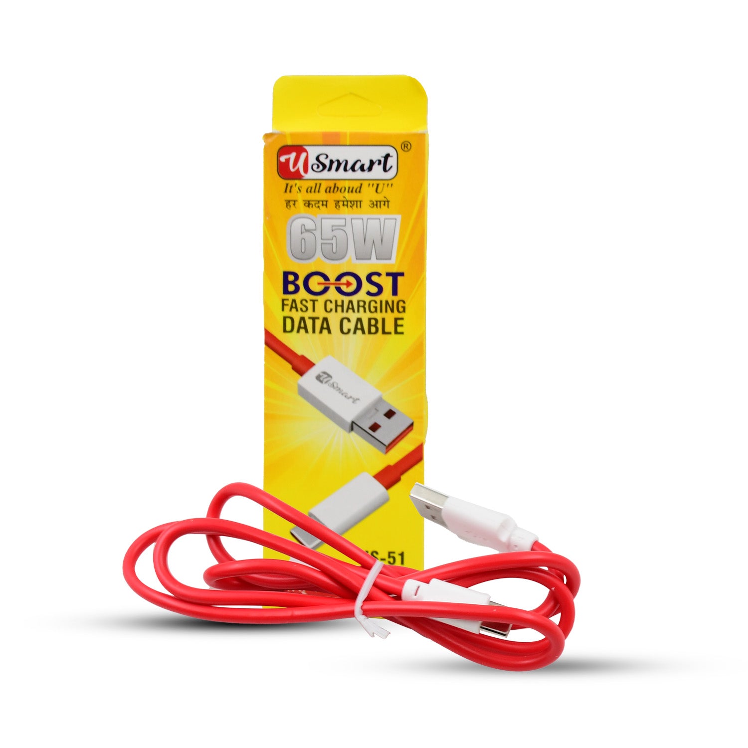 Type C Data Cable Fast Charging Data Cable (1000 Mm  65w  1 Pc) - Zidbik