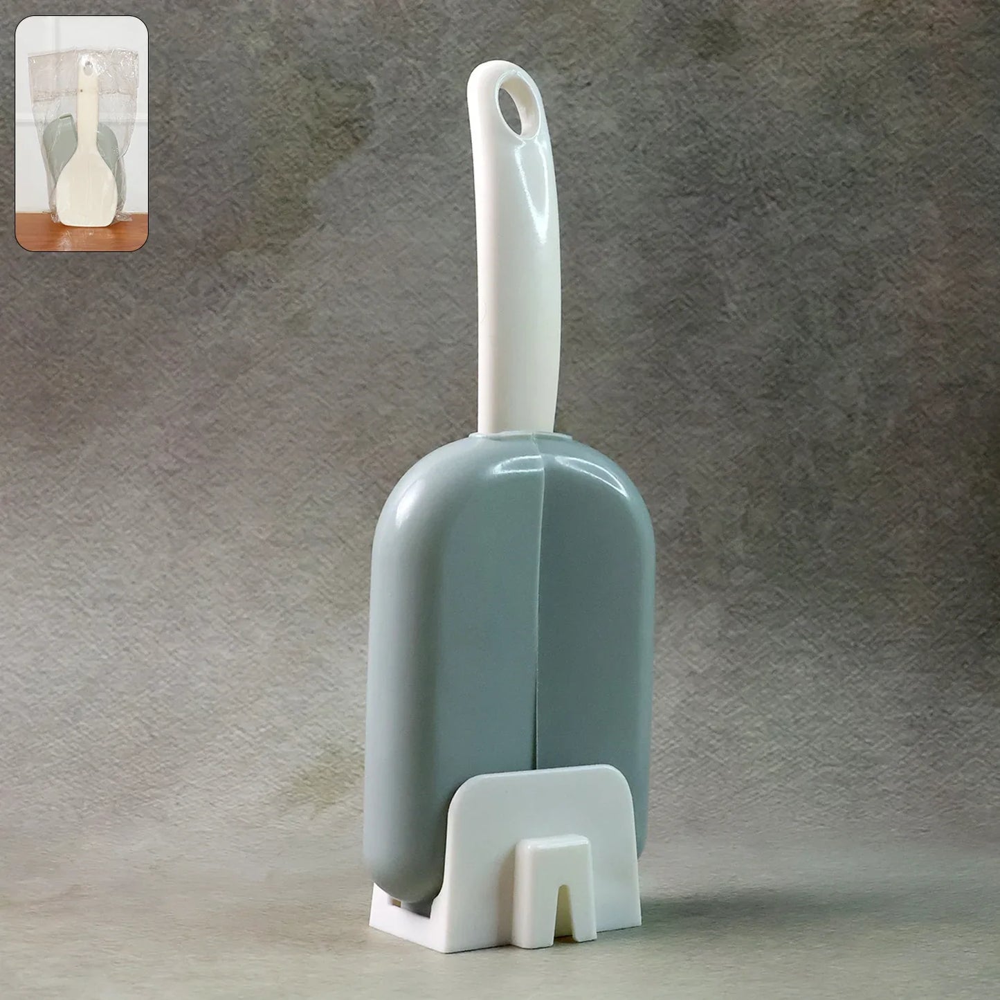 Automatic Open Close Kitchen Rice Spoon Holder With Dust Cover - Zidbik