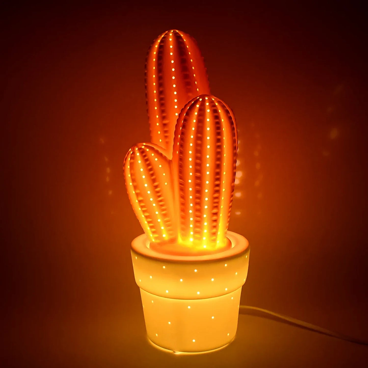 Ceramic Table Lamp Big Desk Lamp (1 Pc) - Zidbik
