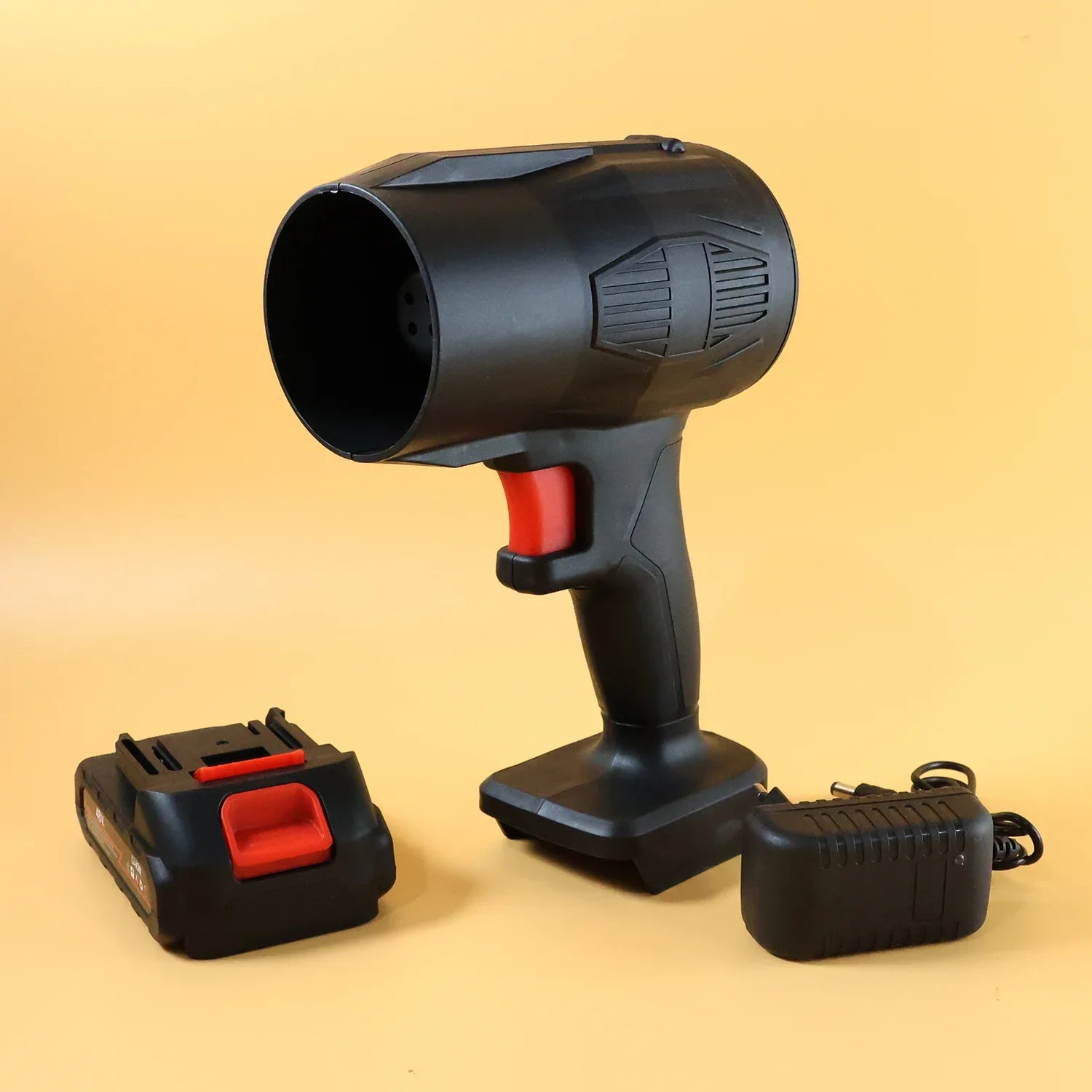 High-power Cordless Leaf Blower Fan With Rechargeable Battery (1 Pc) - Zidbik