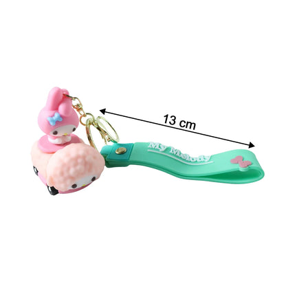 Cute Cartoon Character Silicone Keychain (1 Pc) - Zidbik