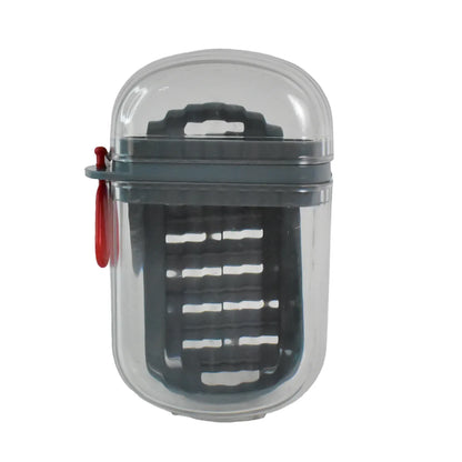 Multipurpose Soap Box Holder With Transparent Dust-proof Lid Sabudani (1 Pc) - Zidbik