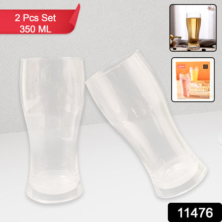 Apex Vista Unbreakable Pitcher Glass Set  350 Ml (Approx)  2-piece - Zidbik