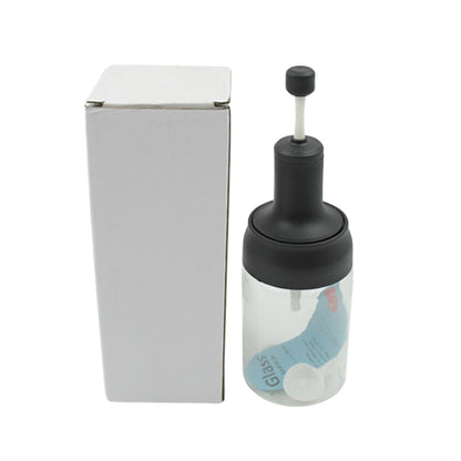 5522 Heat-resistant Condiment Container Seasoning Box Glass Condiment Canisters Pots Bottle With Serving Spoons For Salt Spice Honey Sugar Bbq Resturant Jar Oil Bottle Honey Jar Dispenser Airtight Cap Transparent (1 Pc) - Zidbik