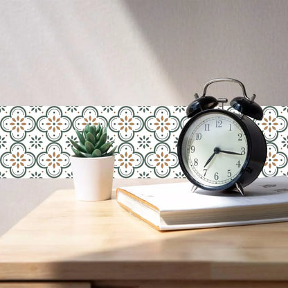 Peel And Stick Floor Tiles Kitchen Bathroom Backsplash Sticker Detachable Waterproof Diy Tile Stickers For Wall Decoration Tiles Home Decoration (8x8 Inch 1 Pc Tiles) - Zidbik